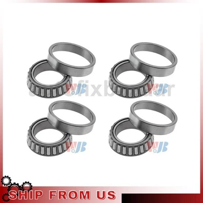 Juego de 4 cojinetes de rueda delanteros interiores exteriores y carreras para Ford Bronco 2,8 L 5,0 L_ Foto 1 de 4