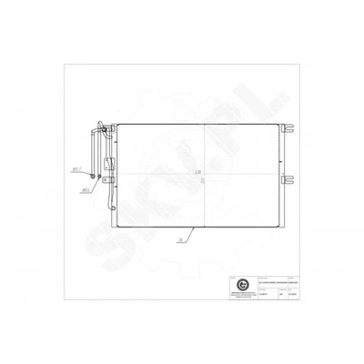 Para Vauxhall Vectra (B) 3/5 Puertas A Tres Volúmenes Condensador De Clima - Imagen 1 de 4