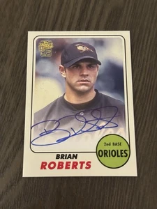 2024 Topps Archives 1968 Fan Favorite Autographs #68FF-BR BRIAN ROBERTS Auto - Bild 1 von 3