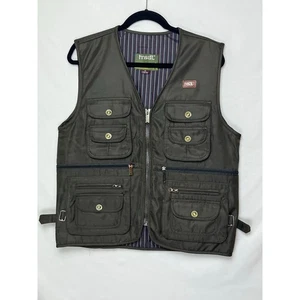 Utility Hunting Vest MSDL Men’s XL Green Outdoor Shooting Safari Pockets Field - Picture 1 of 5