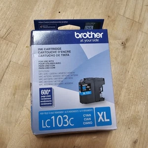 Neu Original Brother LC103C XL Tintenpatrone Cyan hohe Reichweite 04/2026 EXP - Bild 1 von 6