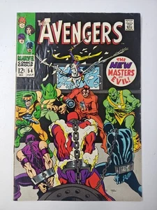 The Avengers #54 (1968) 1st Cameo Appearance Ultron- 1st New Masters of Evil - Picture 1 of 6