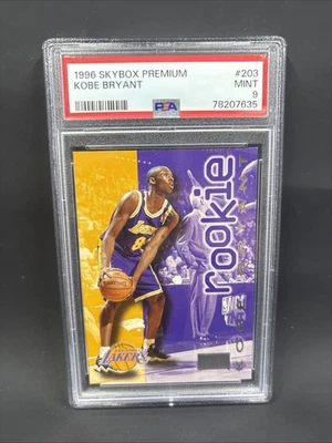 1996-97 Skybox Premium - Rookie Kobe Bryant #203 PSA 9 - Image 1 of 2