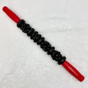 Golds Gym 18" Handheld Muscle Massager Bar Plastic Black Red - Picture 1 of 3