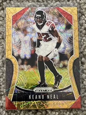 KEANU NEAL 2019 Panini Prizm GOLD LAZER SP #173 FALCONS - Image 1 of 2