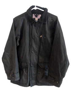 C.C Filson Garment Langarm Winterjacke Kapuze Schwarz Herren Small - Bild 1 von 3