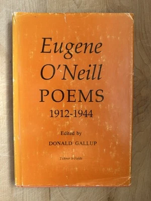 1980 Eugene O'Neill Poems 1912-1944 American Literature Drama Playwright Poetry Foto 1 de 4