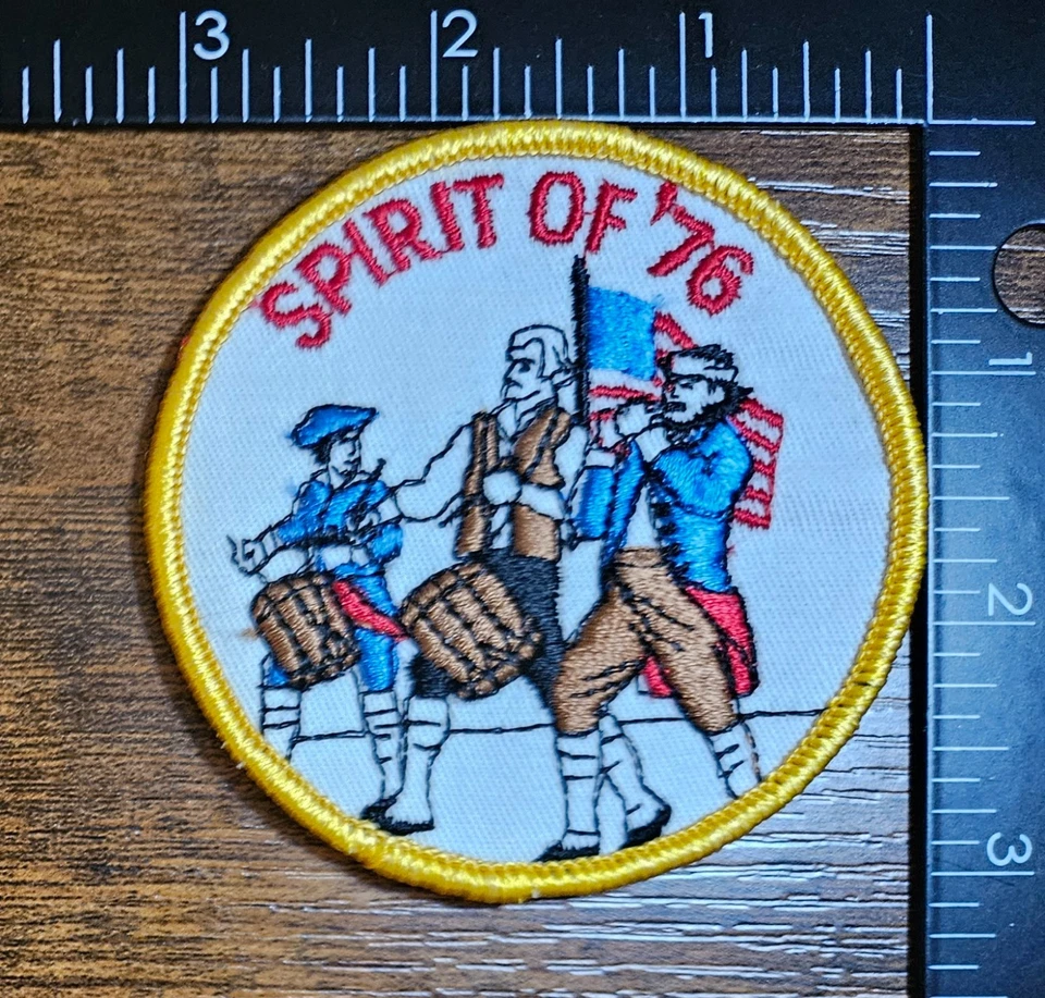 Spirit of 1776 - 1976 Bicentennial Fife & Drum Patriot Patch - Image 1 of 1