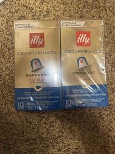 4 Packs! ILLY COFFEE Espresso Decaffeinato -40 Pods 100% Arabica -BB 12/7/2025 - Picture 1 of 2