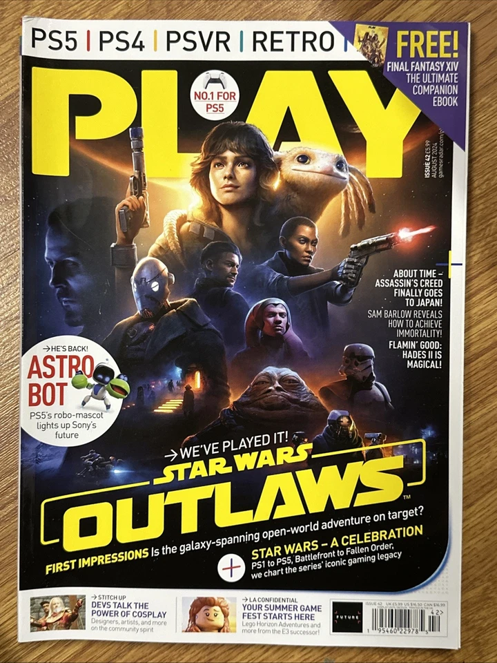 PLAY UK MAGAZINE STAR WARS OUTLAWS AUGUST 2024 ISSUE 42 - Image 1 of 1