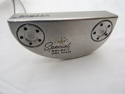 Used LH Titleist Scotty Cameron Special Select Del Mar 34" Putter Cameron +HC - Image 1 of 4