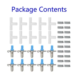 10pcs Rabbit Water Drinker Automatic Drinking Nozzles Bunny Feeding Waterer - Picture 1 of 21