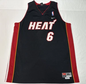 2010 Nike Team Xl Length 2+ Miami Heat James Jersey #6 No Name Logo - Picture 1 of 7