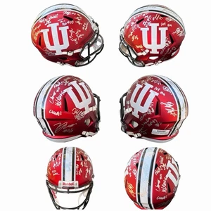 2025-2026 Indiana Hoosiers Team Signed Helmet Football Autographed Auto  - Picture 1 of 7