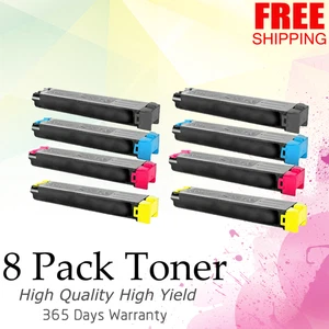 8 Pack MX-C40NT CMYK Toner Cartridges for Sharp MX-C311, MX-C312, MXC402SC US - Picture 1 of 1