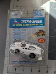 Darda Ultra Speed Jaguar XJ220 Motorized Car Pull-Back Car White 1996 New - Picture 1 of 5