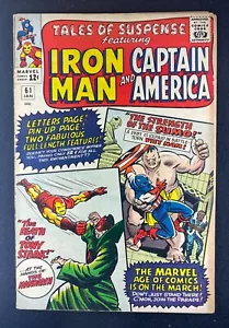 Tales of Suspense (1959) #61 Bien- (5.5) Aplicación Mandarín Capitán América Jack Kirby - Imagen 1 de 2