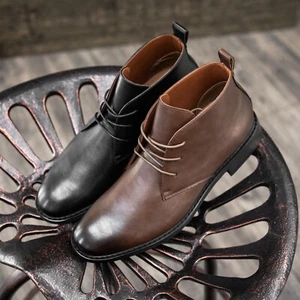 Ferro Aldo PABLO Men's Chukka Lace Up Casual Mid-top Dress Boots - Picture 1 of 51
