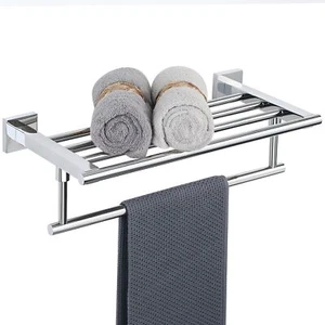 Towel RackTowel Holder Towel Shelf with Towel Bar for Bathroom LavatoryWall M... - Picture 1 of 6