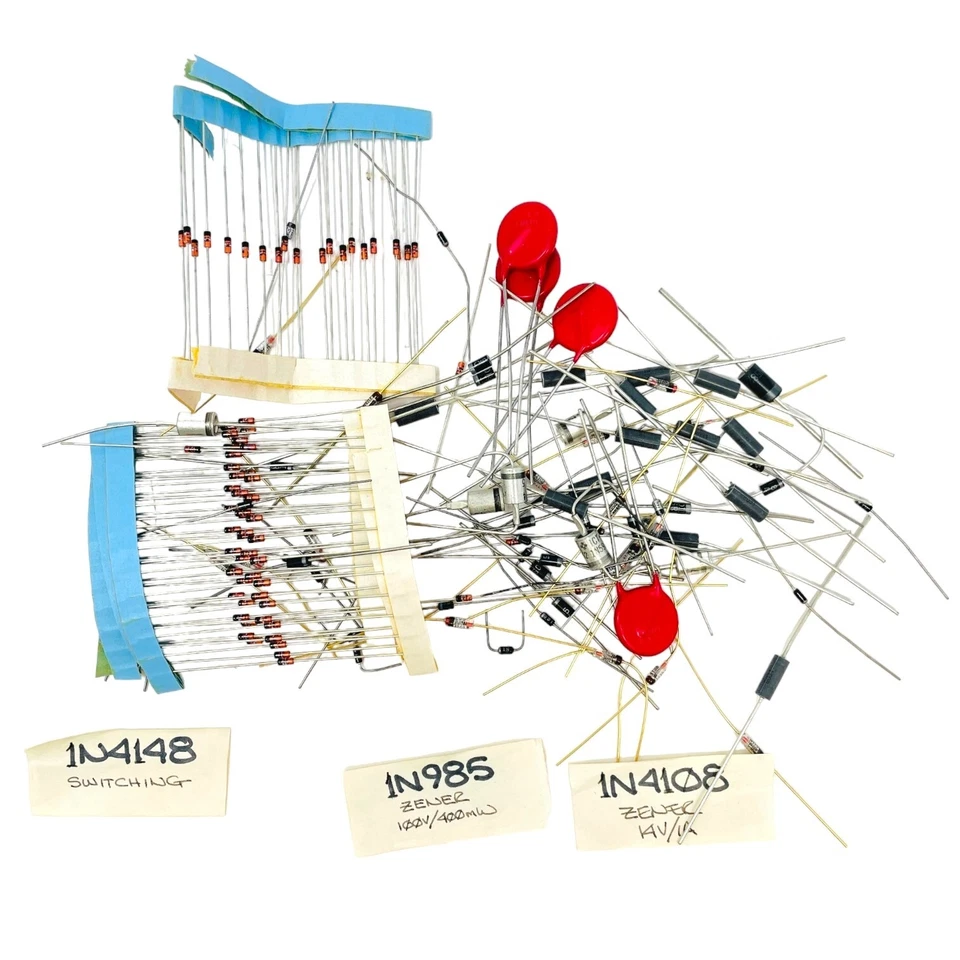 批发各种 Vishay Zener 二极管、开关二极管、电阻器 1N4108 1N985 — 第 1/4 张图片