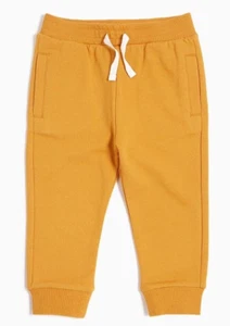 MILES THE LABEL Joggers - Mustard - NWT Boys/Girls 7 - Picture 1 of 3