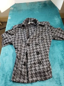 Marisa Christina Blazer Jacket Sz Small Womens Gray Double Breasted Ladies NWT - Picture 1 of 7