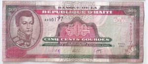 Haiti 500 Gourdes 2000 A. Pétion. Hochharz!!! - Bild 1 von 2