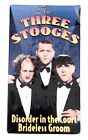 Three Stooges VHS Disorder In The Court Brideless Groom 1996 New Sealed