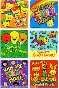 Kids are Special Stickers x 6 - Teachers/Reward Charts Merit Awards Stickers - Picture 1 of 2