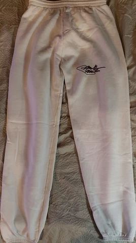 VINTAGE NASCAR WINSTON CUP RACING MARK MARTIN #6 WHITE SWEAT PANTS SIZE L Cover