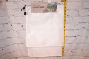 Trader Joe’s Environment-Friendly Reusable Mesh Produce Bags - 2 Sizes - Picture 1 of 4