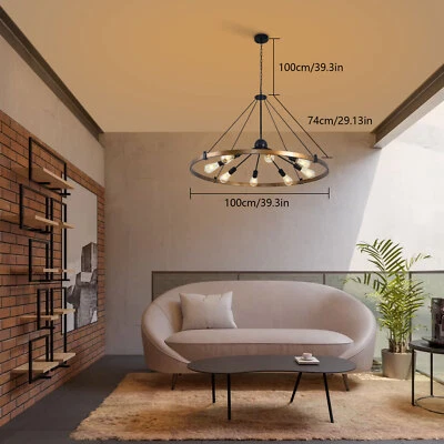 8 light 100cm Modern Ceiling Pendant Light Lamp Chandelier , Mid Century Sputni - Image 1 of 4