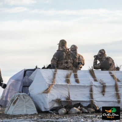 NEW LUCKY DUCK 2x4 BLIND SNOW COVER ONLY - DUCK HUNTING FIELD BLIND COVER - Image 1 of 4