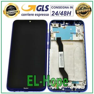 DISPLAY LCD + FRAME ORIGINALE XIAOMI REDMI NOTE 8 M1908C3JH TOUCH SCREEN BLU - Foto 1 di 1