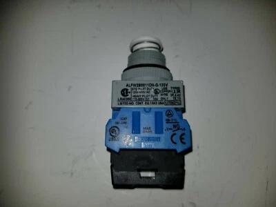 IDEC Switch, NO CAP, 120-600VAC, 110-600VDC, 10A, ALFW2B9911DN-G-120V - Image 1 of 4