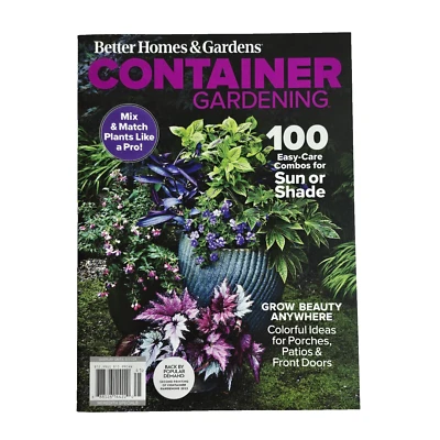 Better Homes & Gardens Magazine 2024 Container Gardening Porches Patio Ideas - Image 1 of 3