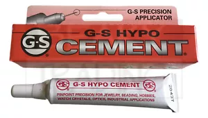 GS G-S Hypo Cement | Precision Glue | Jewellery - Watch - Hobby | (1 x 9ml tube) - Picture 1 of 1