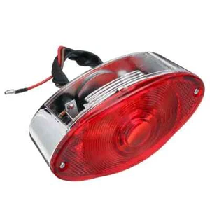 Luz trasera de moto 12V para Harley Chopper ojo de gato luz de freno trasera - Imagen 1 de 3