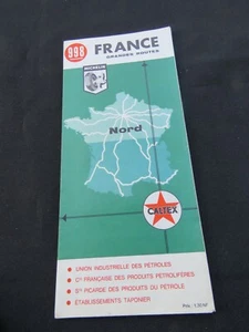 Caltex Branded Michelin Map Of North France (1963) - Picture 1 of 2