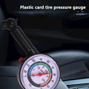 Car Tyre Tire Pressure Gauge For Car Auto Motorcycle Truck Bike Dial Meter - Picture 1 of 8