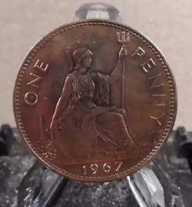 UMLAUFENDE 1967 1 PENNY UK MÜNZE (20217)1 - Bild 1 von 3