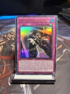 Yu-Gi-Oh! Gravekeeper's Trap 1a edición. MAMA-EN029 Ultra Raro Casi Nuevo x1 - Imagen 1 de 2