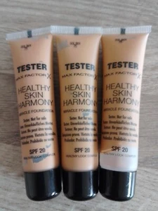 3X Max Factor Healthy Skin Harmony Foundation 075 GOLDEN SPF20 All Day 45ML 75 - Picture 1 of 7