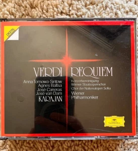 Verdi Requiem Karajan Tomowa-Sintow Baltsa Carreras 1992 Opera CD 4150912 - Foto 1 di 3