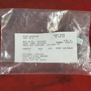 Ariens 06533500 Dado tosaerba sno-thro e prato, accoppiamento .375-16 x 1,75 - Foto 1 di 3