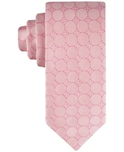 Tommy Hilfiger PINK Men's Derby Grid Tie, US One Size - Picture 1 of 1