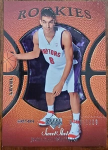 2005-06 UPPER DECK SWEET SPOT JOSE CALDERON TORONTO RAPTORS RC SP /1599 #107 - Picture 1 of 2
