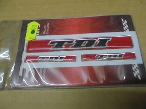 Adesivi Stickers 3D  TDI  AUTO MOTO CASCO CELLULARE GADGET  - Picture 1 of 2