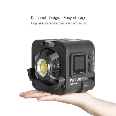 YONGNUO YNLUX100 Grey 3200K-5600K Bi-Color COB RGB LED Video Light Camera Lights - Bild 1 von 4