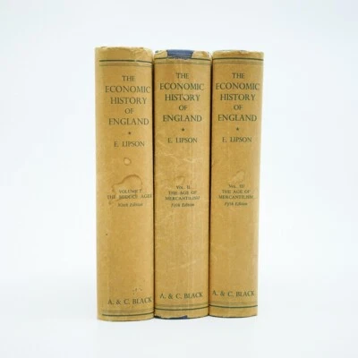 The Economic History Of England; 3 Volumes LIPSON E 1948 Reprint - Image 1 of 4